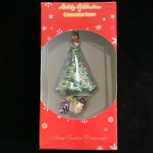 Christopher Radko Christmas Tree Christmas Ornament Hand Painted Holiday Decor
